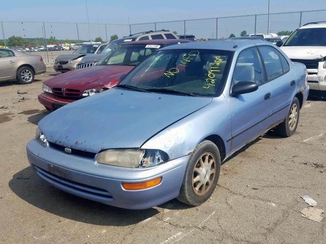 1Y1SK5282TZ016540 - 1996 GEO PRIZM LSI BLUE photo 2