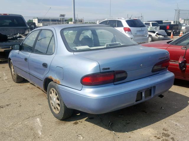 1Y1SK5282TZ016540 - 1996 GEO PRIZM LSI BLUE photo 3