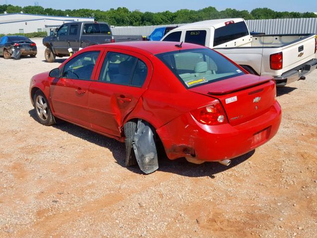 1G1AL58F787118401 - 2008 CHEVROLET COBALT LT RED photo 3