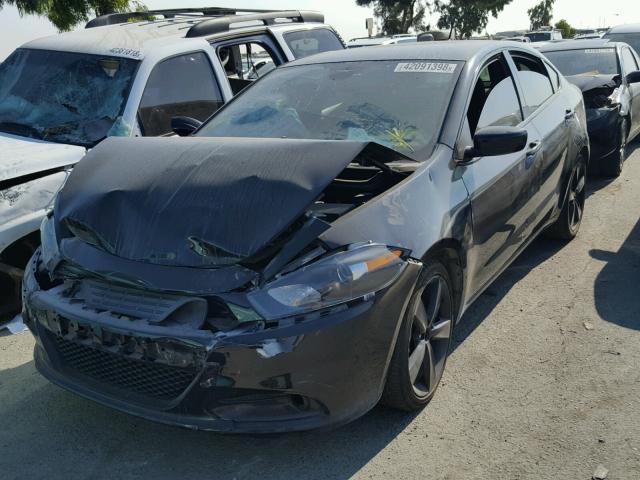 1C3CDFBB2FD346897 - 2015 DODGE DART SXT BLACK photo 2