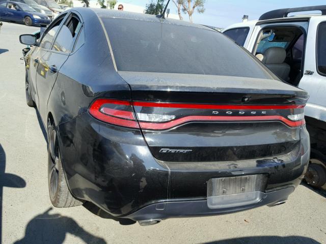 1C3CDFBB2FD346897 - 2015 DODGE DART SXT BLACK photo 3