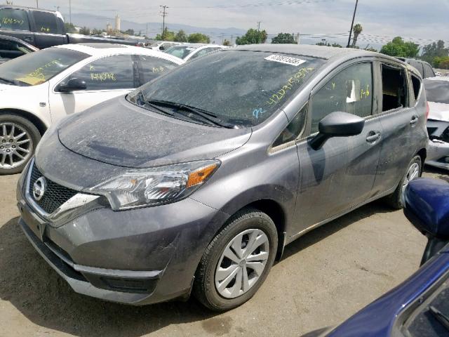 3N1CE2CP3JL360485 - 2018 NISSAN VERSA NOTE CHARCOAL photo 2