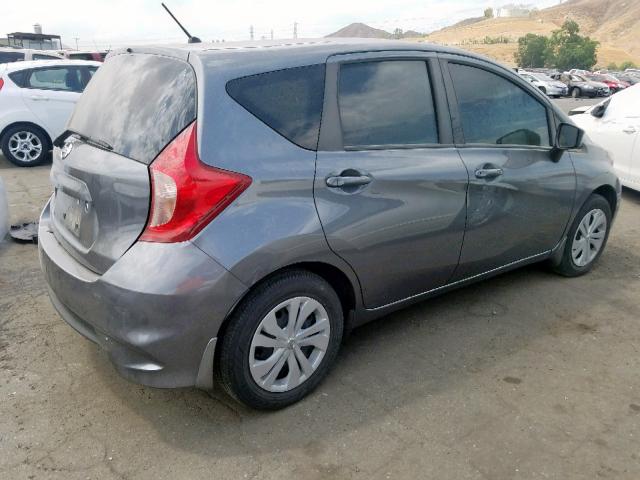 3N1CE2CP3JL360485 - 2018 NISSAN VERSA NOTE CHARCOAL photo 4