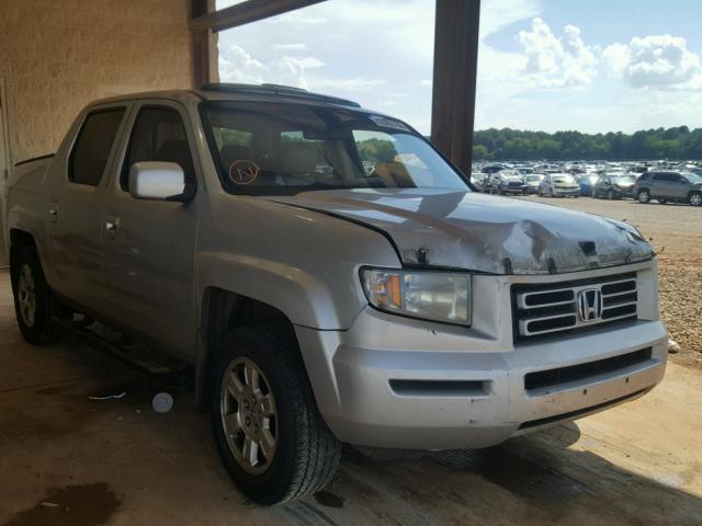 2HJYK16538H529175 - 2008 HONDA RIDGELINE SILVER photo 1