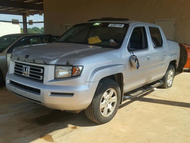 2HJYK16538H529175 - 2008 HONDA RIDGELINE SILVER photo 2