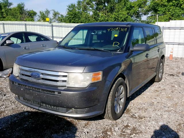 2FMGK5BC0ABA90467 - 2010 FORD FLEX SE GRAY photo 2