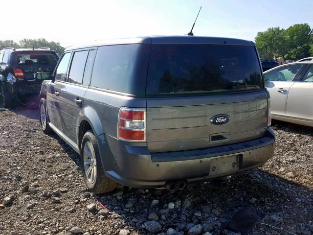 2FMGK5BC0ABA90467 - 2010 FORD FLEX SE GRAY photo 3