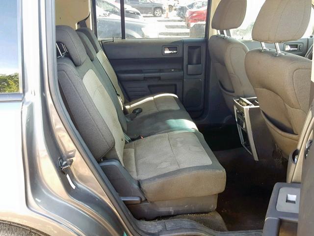 2FMGK5BC0ABA90467 - 2010 FORD FLEX SE GRAY photo 6