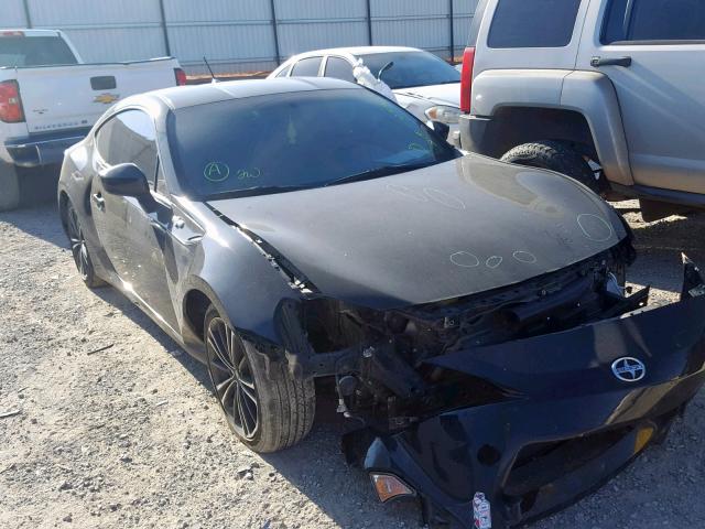 JF1ZNAA19D2722475 - 2013 TOYOTA SCION FR-S BLACK photo 1