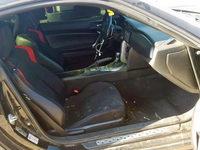 JF1ZNAA19D2722475 - 2013 TOYOTA SCION FR-S BLACK photo 5