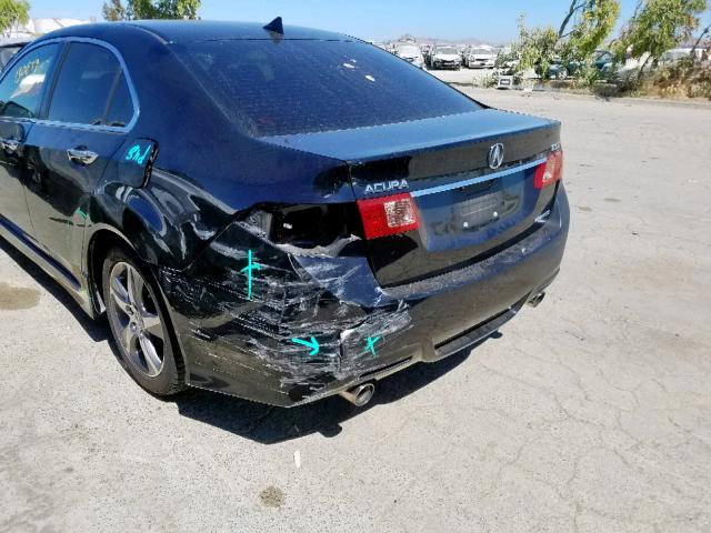 JH4CU2E87CC023854 - 2012 ACURA TSX SE BLACK photo 9