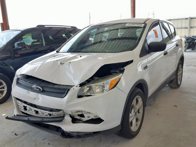 1FMCU0F79EUE20907 - 2014 FORD ESCAPE S WHITE photo 2