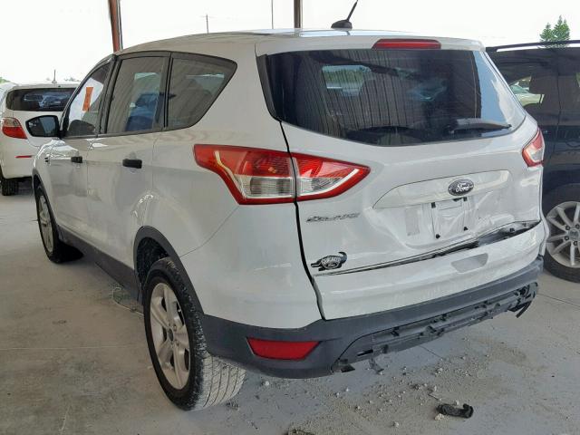 1FMCU0F79EUE20907 - 2014 FORD ESCAPE S WHITE photo 3