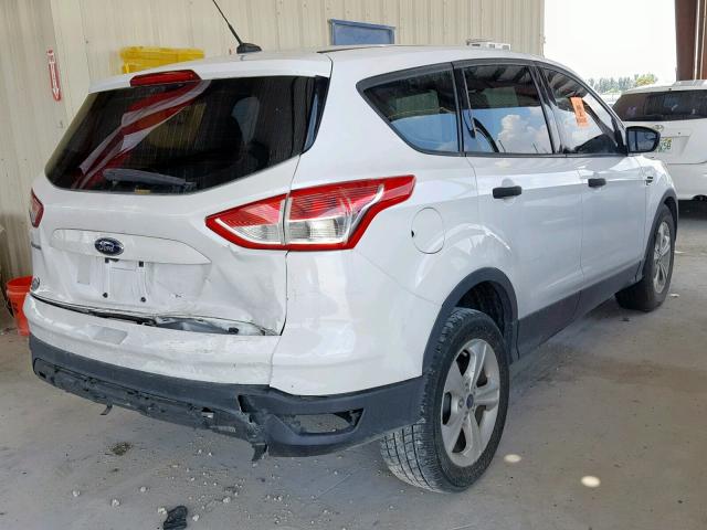 1FMCU0F79EUE20907 - 2014 FORD ESCAPE S WHITE photo 4