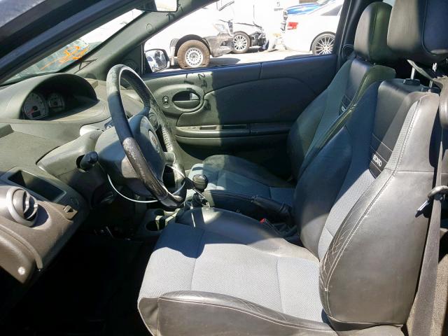 1G8AY12P35Z170847 - 2005 SATURN ION REDLIN BLACK photo 5