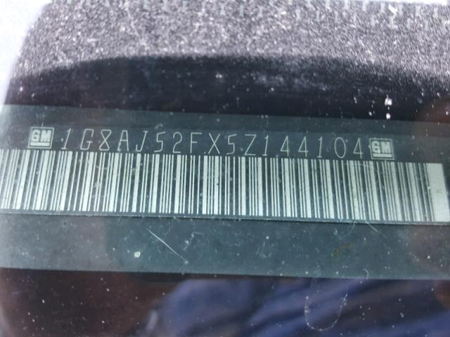 1G8AJ52FX5Z144104 - 2005 SATURN ION LEVEL BLUE photo 10