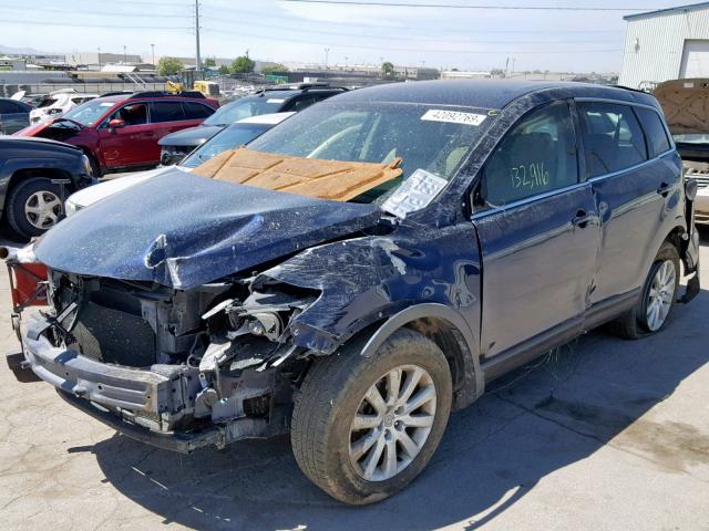 JM3TB38Y670106618 - 2007 MAZDA CX-9 BLUE photo 2