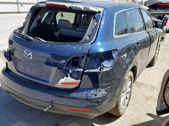 JM3TB38Y670106618 - 2007 MAZDA CX-9 BLUE photo 4