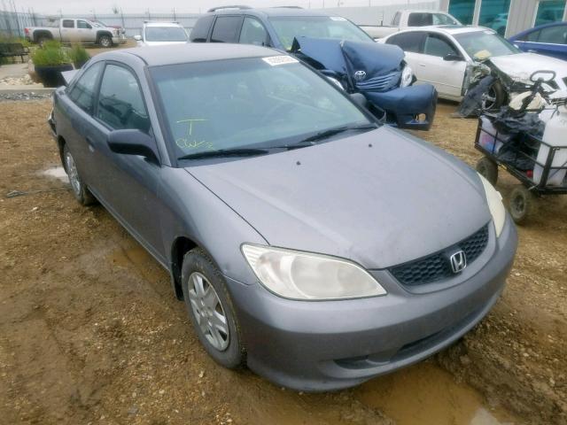 1HGEM22265L806954 - 2005 HONDA CIVIC DX GRAY photo 1