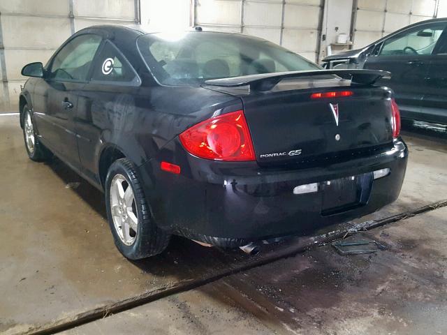 1G2AL15F787311723 - 2008 PONTIAC G5 SE BLACK photo 3