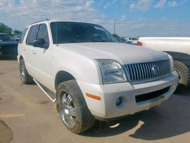 4M2DU66W94ZJ04549 - 2004 MERCURY MOUNTAINEE WHITE photo 1