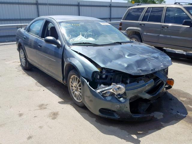 1C3AL46XX4N175568 - 2004 CHRYSLER SEBRING LX GRAY photo 1