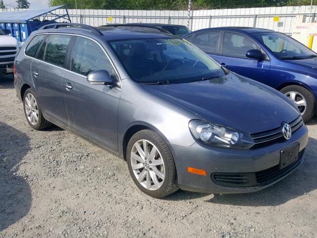 3VWML7AJ2CM665537 - 2012 VOLKSWAGEN JETTA TDI GRAY photo 1