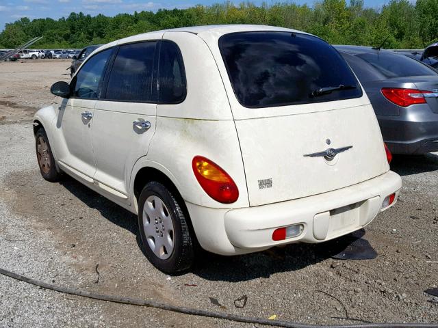 3C4FY58B75T563255 - 2005 CHRYSLER PT CRUISER WHITE photo 3