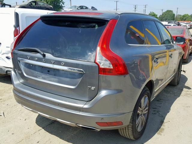 YV440MDU1H2008143 - 2017 VOLVO XC60 T5 GRAY photo 4