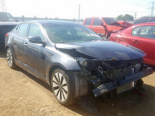 KNAGR4A63B5161492 - 2011 KIA OPTIMA SX GRAY photo 1