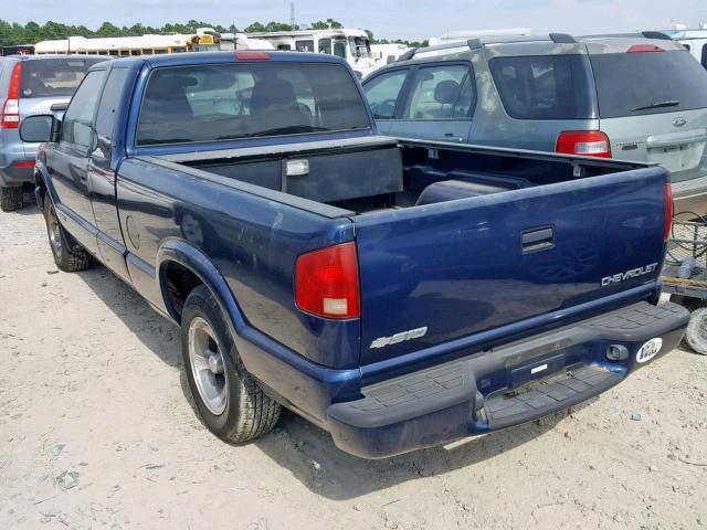 1GCCS19X938280245 - 2003 CHEVROLET S TRUCK S1 BLUE photo 3