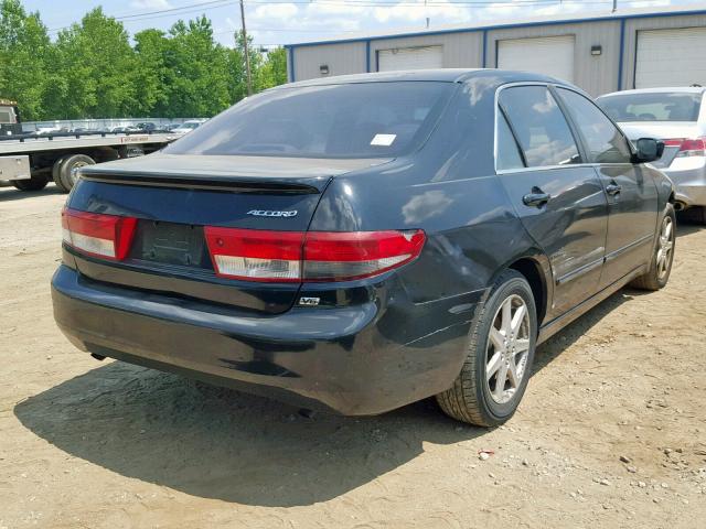 1HGCM66583A073429 - 2003 HONDA ACCORD BLACK photo 4