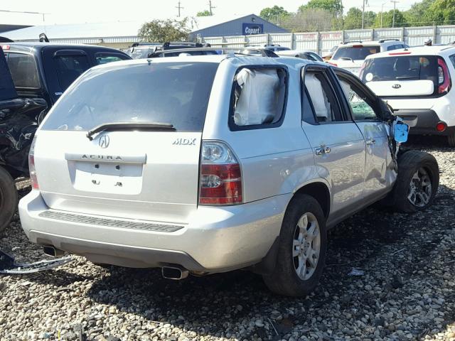 2HNYD18645H511407 - 2005 ACURA MDX TOURIN SILVER photo 4