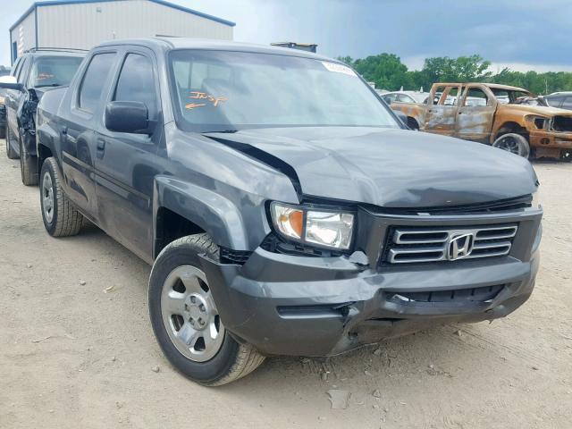 2HJYK16247H545177 - 2007 HONDA RIDGELINE GRAY photo 1