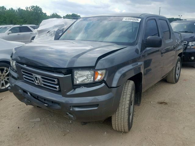 2HJYK16247H545177 - 2007 HONDA RIDGELINE GRAY photo 2