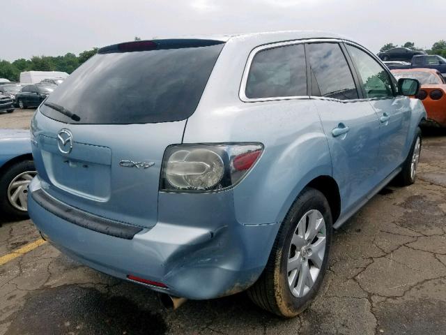 JM3ER293670131620 - 2007 MAZDA CX-7 BLUE photo 4