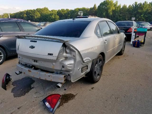 2G1WD58C269125180 - 2006 CHEVROLET IMPALA SUP ვერცხლისფერი ფოტო 4