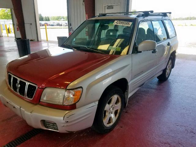 JF1SF65651H757606 - 2001 SUBARU FORESTER S Gümüş foto 2