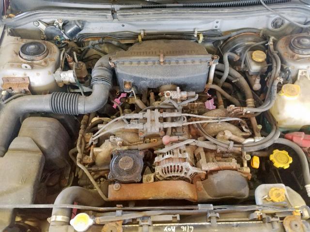 JF1SF65651H757606 - 2001 SUBARU FORESTER S Gümüş foto 7