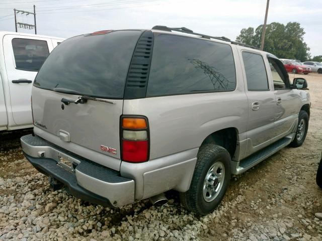 1GKFK66U44J256938 - 2004 GMC YUKON XL D SILVER photo 4