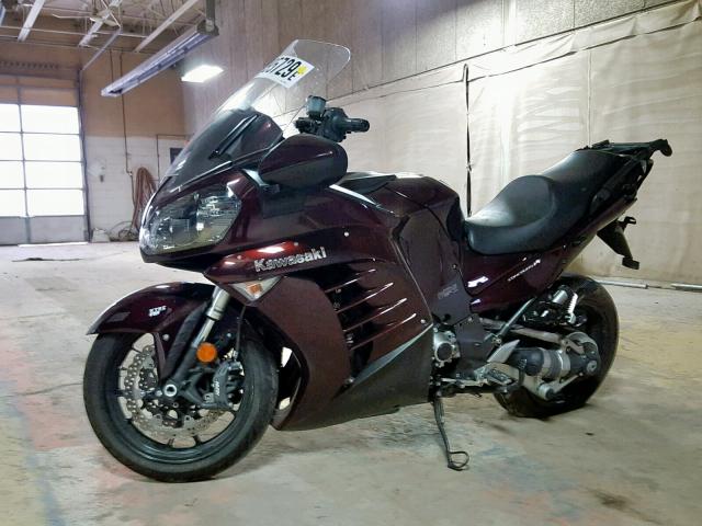 JKBZGNC15CA014310 - 2012 KAWASAKI ZG1400 C MAROON photo 2