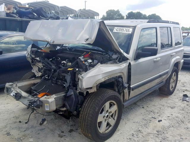 1J8HH48K07C518720 - 2007 JEEP COMMANDER 银色 照片 2