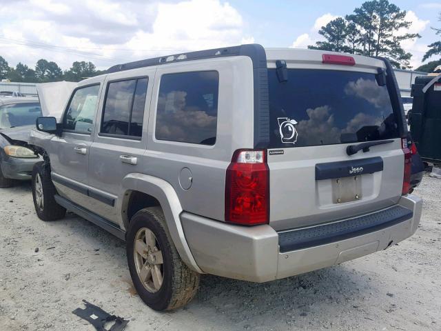 1J8HH48K07C518720 - 2007 JEEP COMMANDER 银色 照片 3