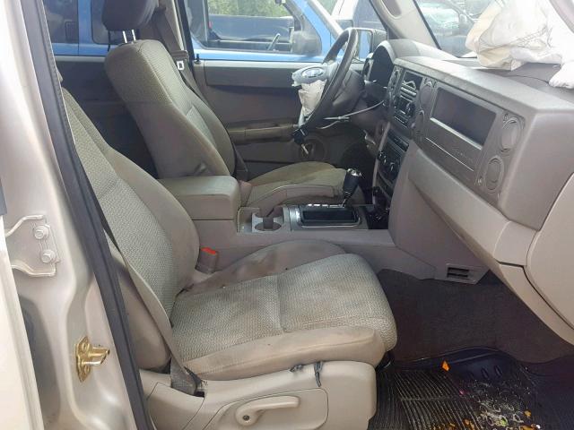 1J8HH48K07C518720 - 2007 JEEP COMMANDER 银色 照片 5