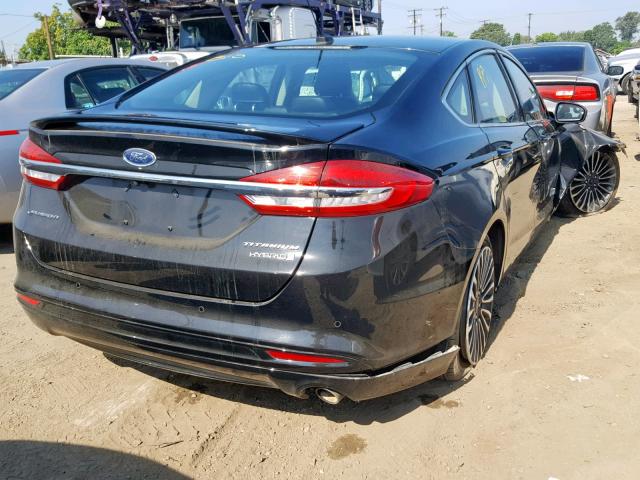 3FA6P0RU4JR192350 - 2018 FORD FUSION TIT BLACK photo 4