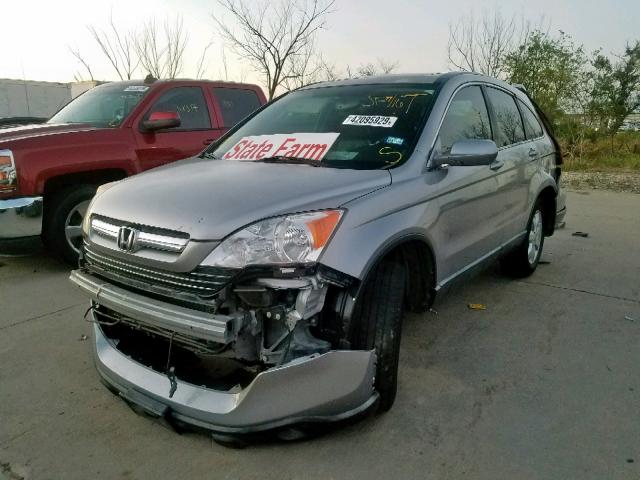 JHLRE38707C051702 - 2007 HONDA CR-V EXL SILVER photo 2