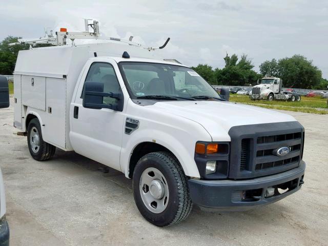 1FDWF30588EE37566 - 2008 FORD F350 SRW S WHITE photo 1