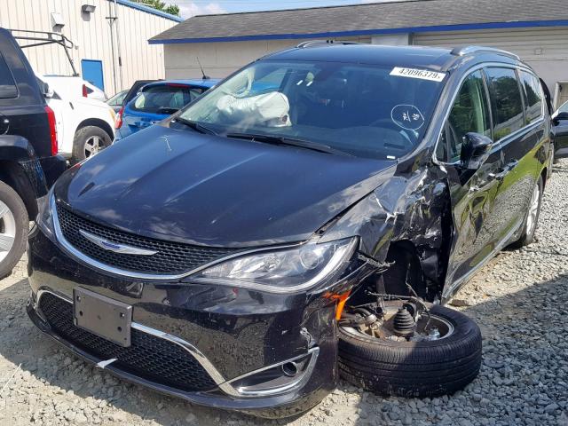 2C4RC1BG3KR626410 - 2019 CHRYSLER PACIFICA T BLACK photo 2