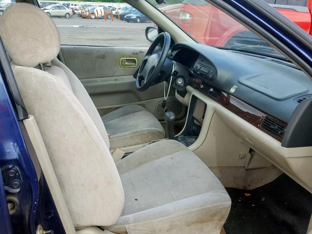 1N4BU31D2SC249987 - 1995 NISSAN ALTIMA XE PURPLE photo 5