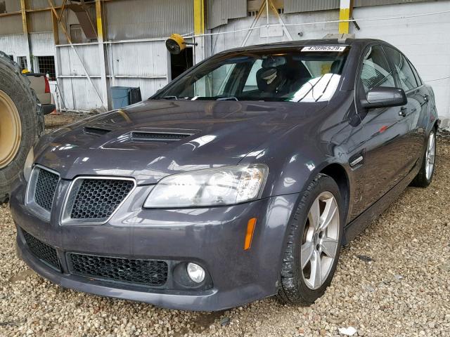 6G2EC57Y88L126873 - 2008 PONTIAC G8 GT CHARCOAL photo 2